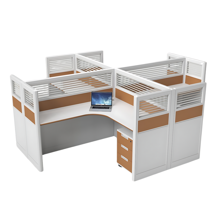 WORKSTATION FOR FOUR PEOPLE