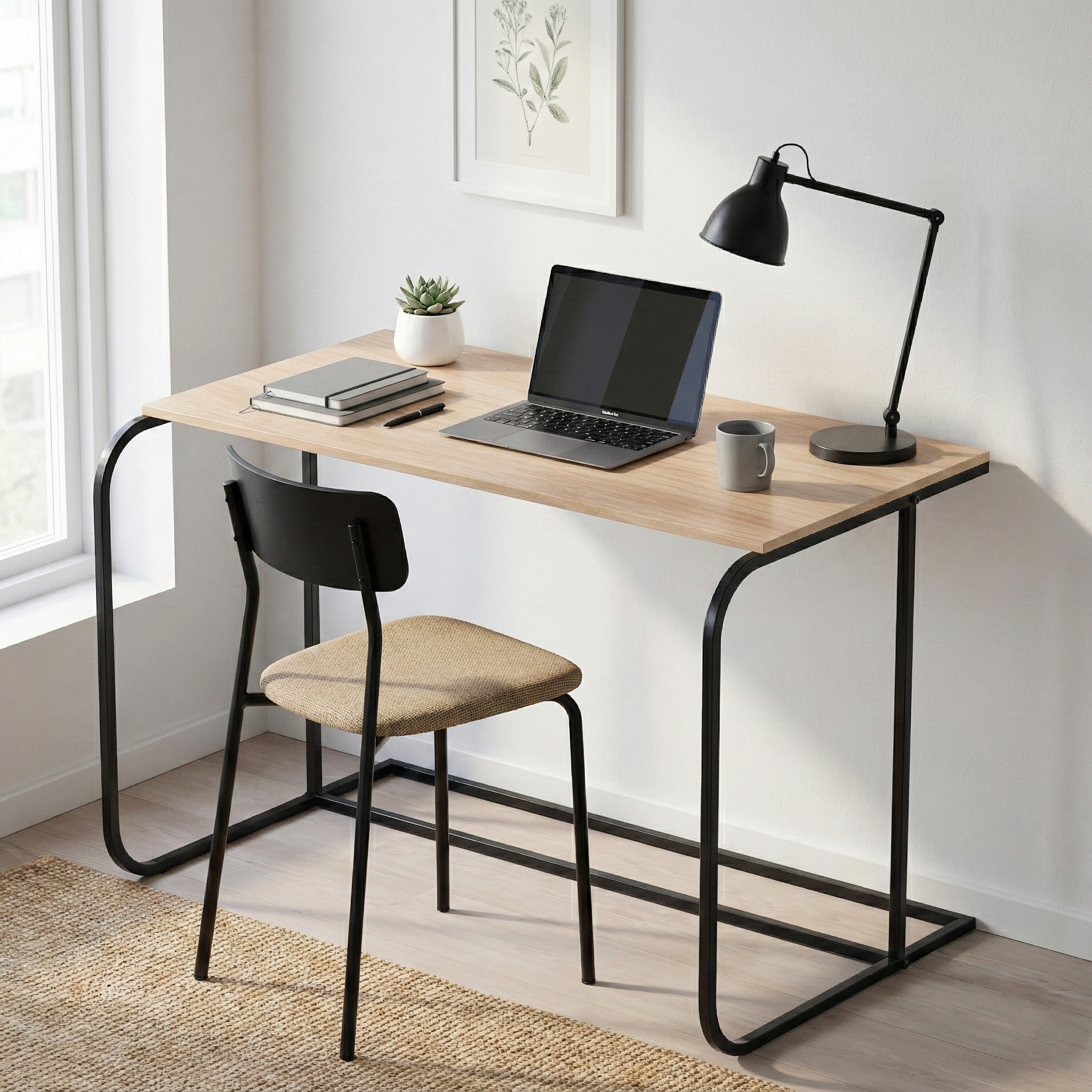 Swift Desk Single-SD1-BN