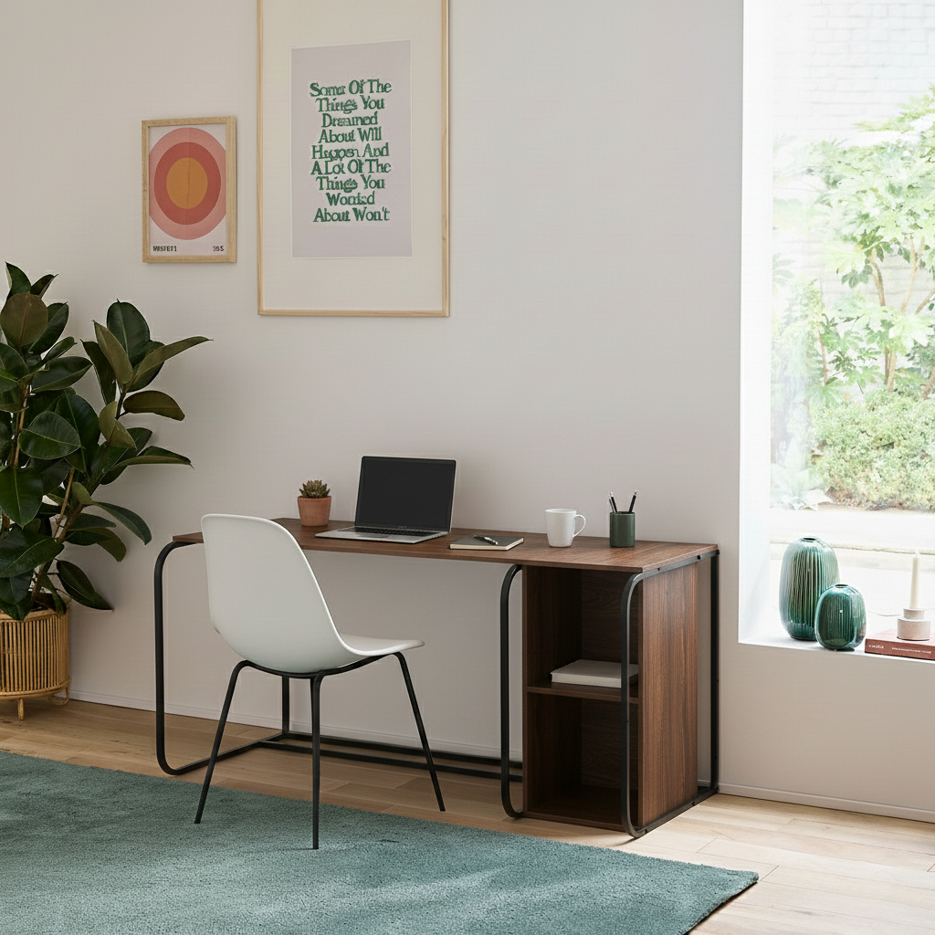 Swift Desk With Cabinet -SD2-BB