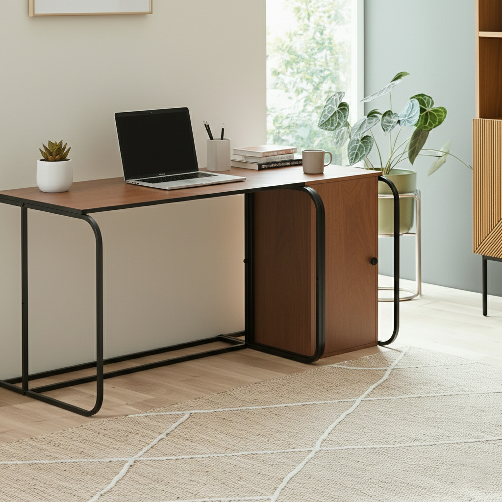 Swift Desk With Door Cabinet -SD5-BB