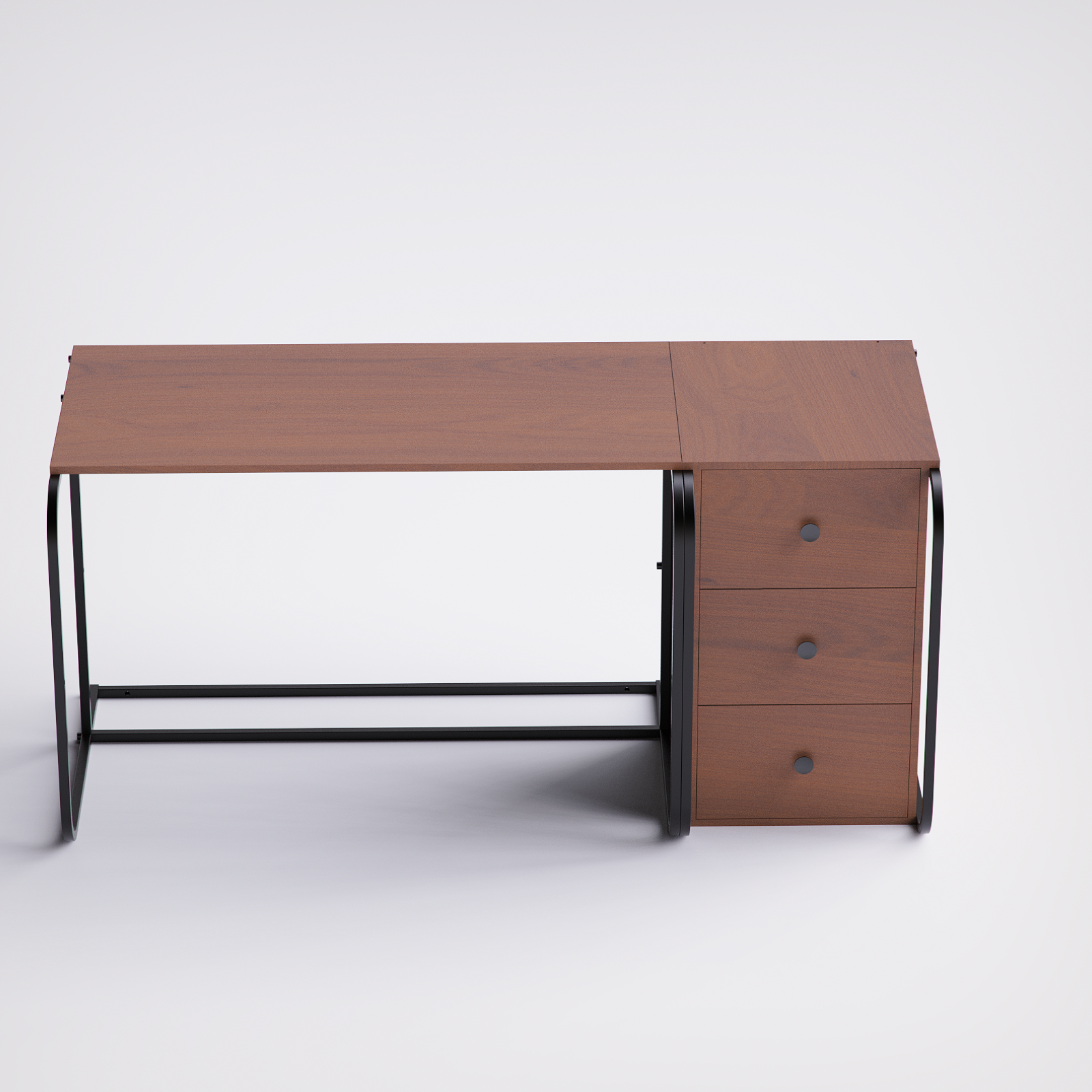 Swift Desk With Drawer Cabinet -SD4-BB