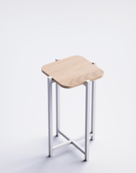 Urban Block Side Table UBST-WN