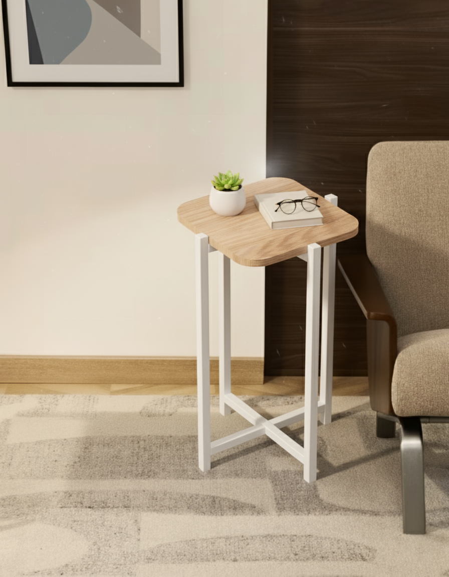 Urban Block Side Table UBST-WN