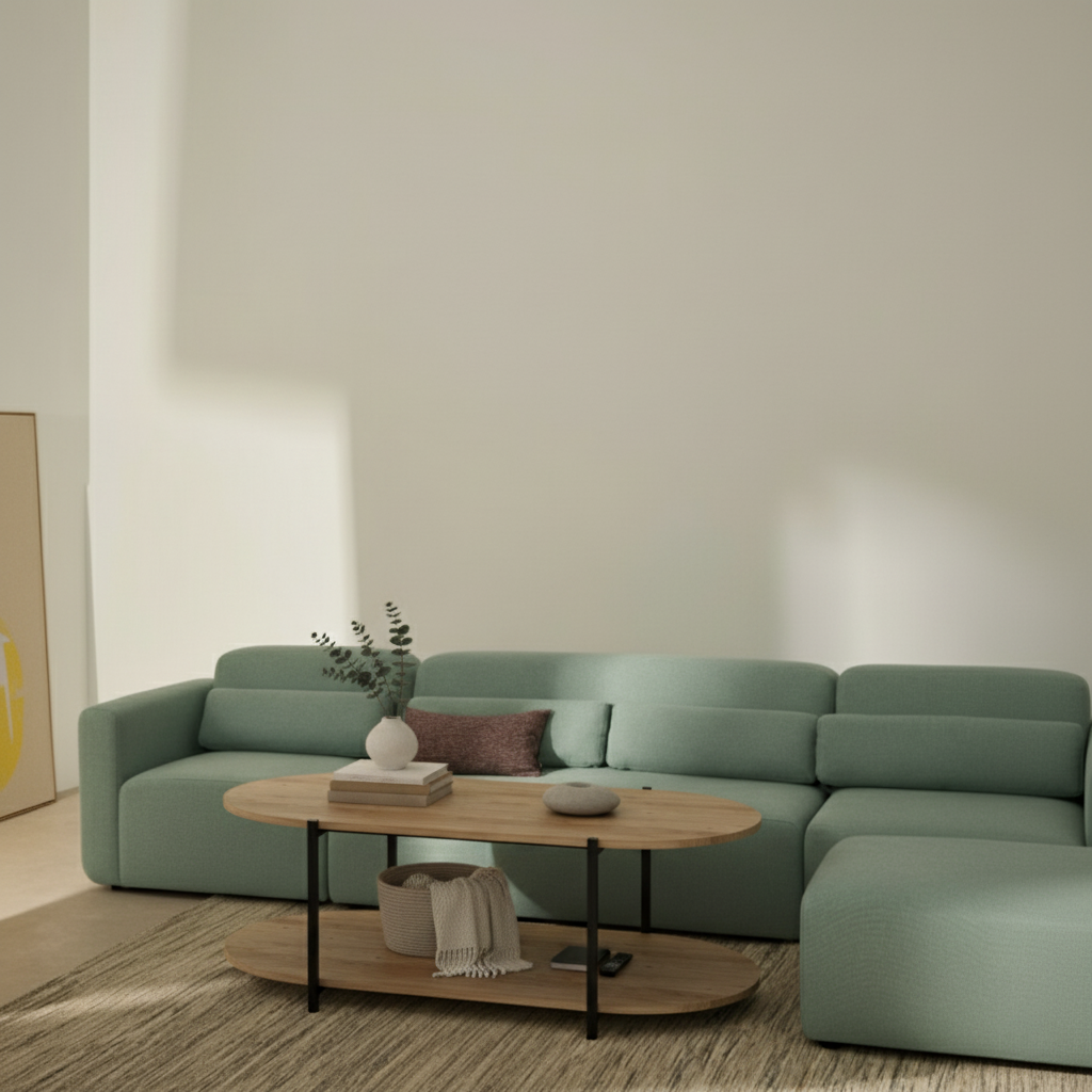 Urban Oval Duo Table UODT-BN