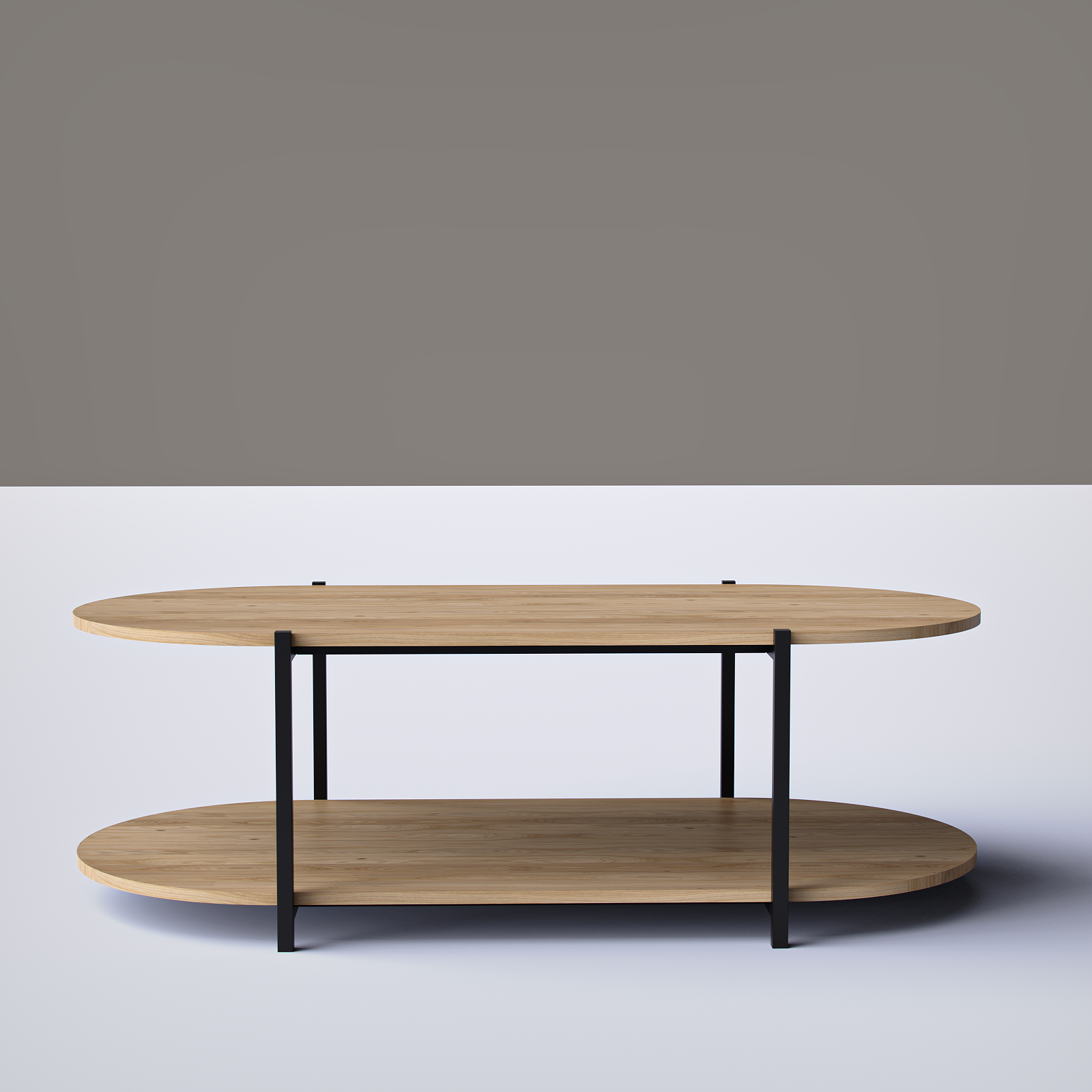 Urban Oval Duo Table UODT-BN