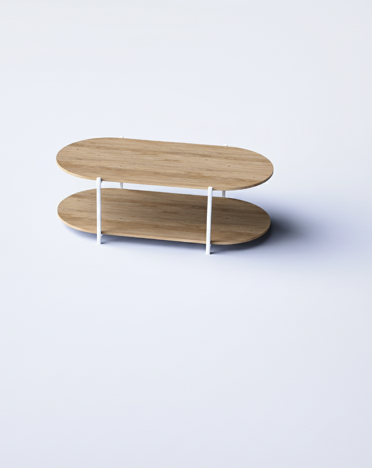 Urban Oval Duo Table UODT-WN